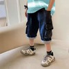 【服装鞋包】男童夏季薄款牛仔五分裤中大童工装马裤 商品缩略图3