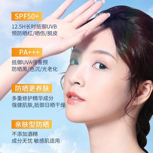 【现货秒发！持久耐晒！】琦憶清透水润防晒喷雾；随时补喷不油腻，稳定持久不怕晒，怡人清香不刺鼻，植萃精华护肤，防水防汗隔离紫外线dy爆款小光圈防晒喷雾 商品图2