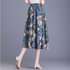 夏款时尚，中长款印花百褶裙松紧腰修身气质半身裙休闲裙MYX-1659-L 商品缩略图2