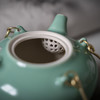 【日用百货】-宜室茶话 陶瓷手工铜提梁壶泡茶壶 商品缩略图2