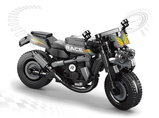 摩托车机车模型积木潮玩益智拼装积木玩具30026 30027 30028 30029 商品图5