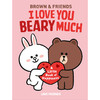 布朗熊和他的朋友们 英文原版 Line Friends: Brown & Friends: I Love You Beary Much: A Little Book of Happiness 商品缩略图0