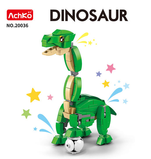 潮玩积木恐龙系列模型兼容乐高小颗粒儿童拼装礼物 商品图6