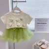 【捡漏价59.9元/2件】2023新款女童短袖，多种款式可选，夏季女宝宝，立体花朵T恤，儿童洋气夏装上衣-SH 商品缩略图1