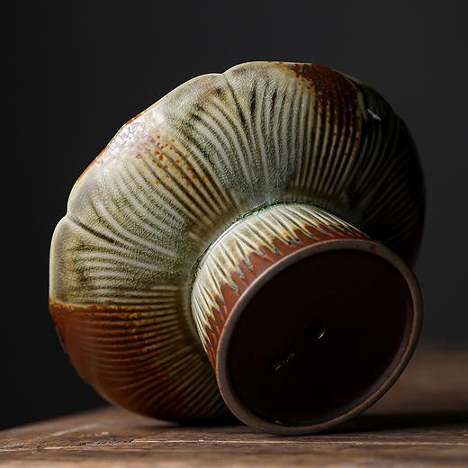 陶瓷平足高脚盘点心茶点盘干果复古水果碟中式托盘零食碟供佛果盘 商品图1