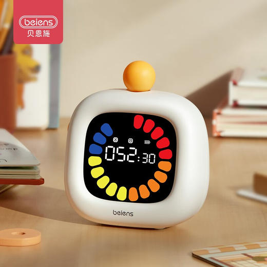 贝恩施彩屏时间管理器儿童闹钟  LY 商品图0