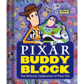 皮克斯动画人物 儿童绘本纸板书 英文原版 Pixar Buddy Block The Ultimate Celebration of Pixar Pals