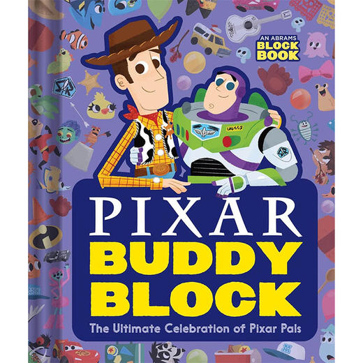 皮克斯动画人物 儿童绘本纸板书 英文原版 Pixar Buddy Block The Ultimate Celebration of Pixar Pals 商品图0