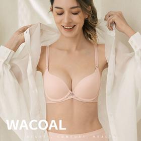 【Wacoal华歌尔】B4F |蕾丝无痕舒适透气软钢圈文胸 WB1073原价499