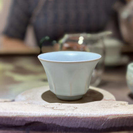 雅器｜东道汝窑·方圆杯（2023天青） 商品图0