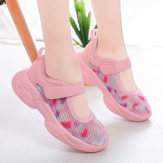 DD-女童鞋子夏季新款单鞋小女孩时尚休闲鞋子儿童镂空网鞋 商品图9