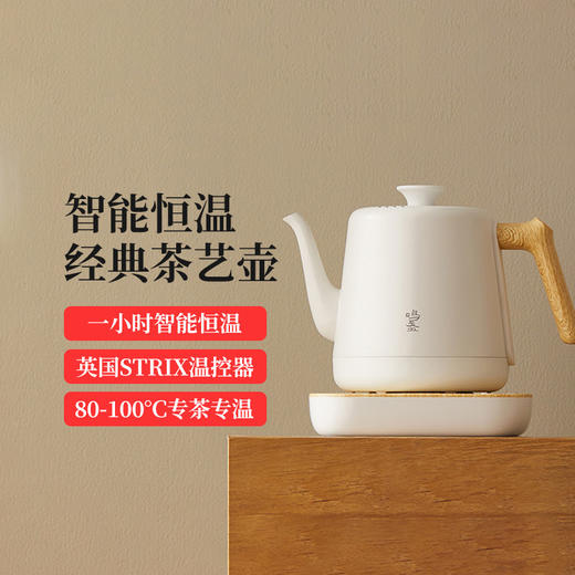 鸣盏 恒温茶艺壶MZ-152 0.8L/800W  恒温电热水壶家用小型304不锈钢烧水壶泡茶专用电热壶 商品图1