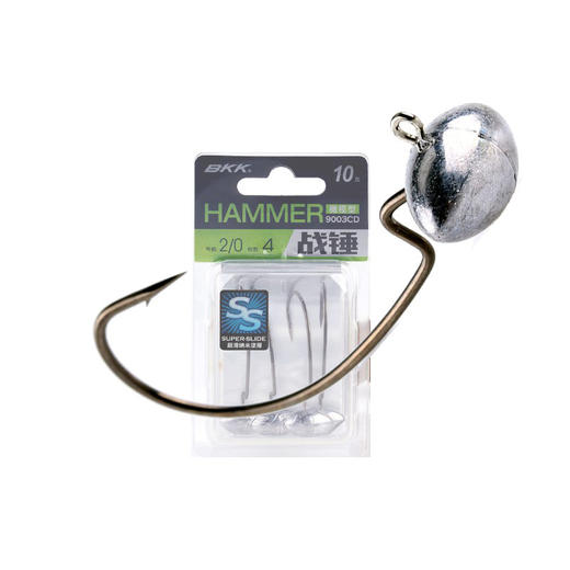 BKK战锤9003CD宽腹铅头曲柄钩软饵钩防挂底鲈鱼鳜鱼软虫鱼钩路亚 商品图4