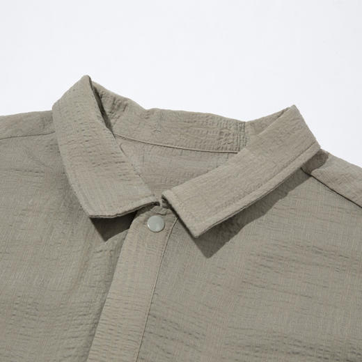 【断码清仓】HX 夏季套装翻领短袖衬衫/Z001320009101 商品图2