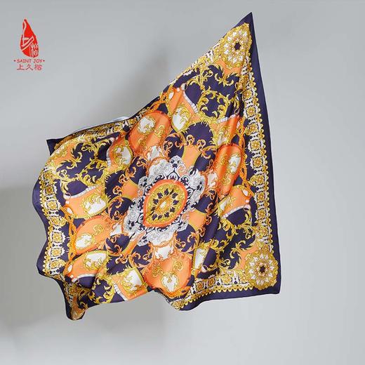 SAINTJOY/上久楷 真丝方巾   寻梦园  FJS22025 商品图11