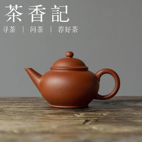 茶香记 老降坡泥水平壶 紫砂壶 标准水平 多种容量 简单素丽 透气易养