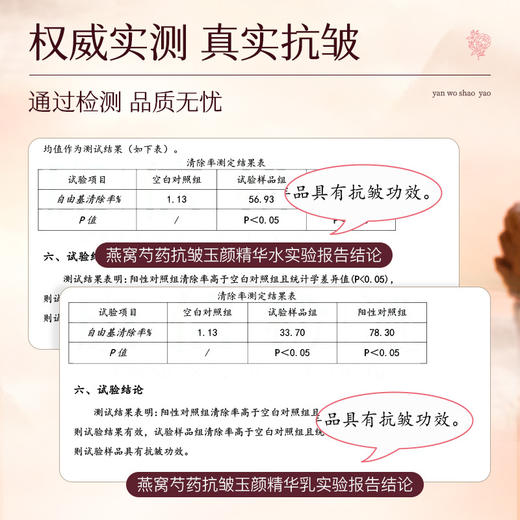 【抗皱玉颜，补水保湿提亮】阿古丽娅燕窝芍药精华水乳两件补水保湿提亮护肤品 商品图3