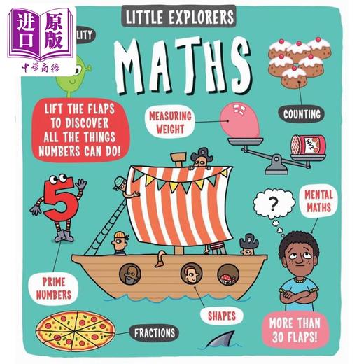 【中商原版】Little Explorers: Maths 小小探索家:数学 英文原版 进口图书 儿童绘本 科普百科图画书 精品绘本 商品图0