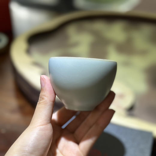 雅器｜东道汝窑·馨香杯（2023天青） 商品图0