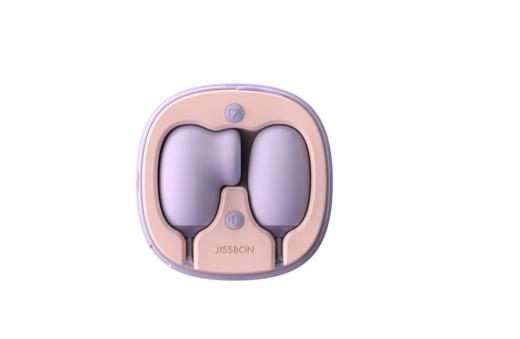 【吮吸震动双跳蛋！！】杰士邦 小粉饼紫色双线吮xi跳蛋震动女用玩具 商品图5