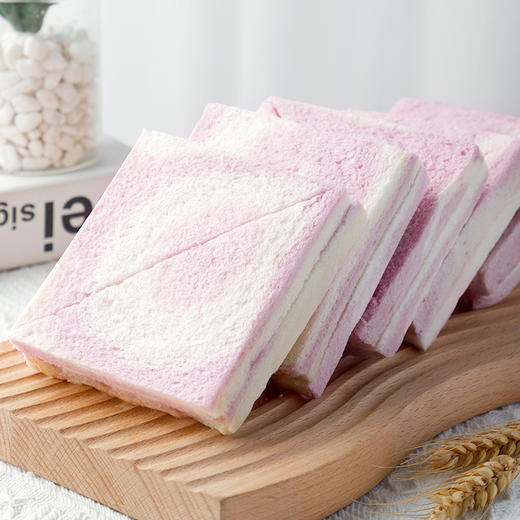 【推荐】真芋泥无边吐司，加厚夹心 松软醇香 早餐面包 商品图0