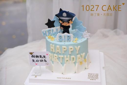 1027CAKE | 警察 军人 当兵 主题 蛋糕 商品图0