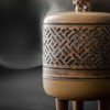【日用百货】-宜室茶话  复古做旧陶瓷香炉盘香炉安神檀香炉 商品缩略图2