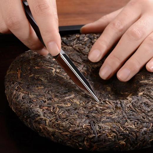 四象普洱茶刀紫檀 钛刀头 德国红点设计奖黑檀紫檀木柄手工高档茶刀 商品图1