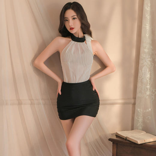 【美背包臀】风情小秘 裸背 镂空 包臀裙 情趣内衣 角色扮演 型号 商品图7