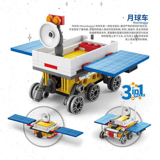 10026 10027 10028 10029多种玩法 航天飞机航天发射基地运载火箭空间站探索太空宇宙知识男孩女孩礼物 商品图3