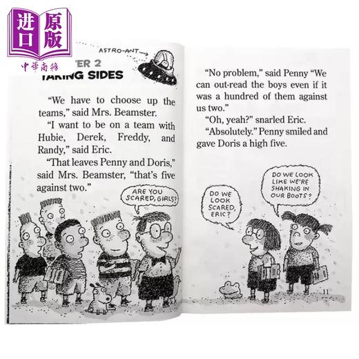 【中商原版】英文学乐黑潭小学第3套 21-30 盒装10册 Black Lagoon Collection Set 3 英文原版儿童章节书 故事小说小初文学 商品图3