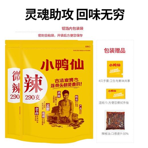 小鸭仙酱板鸭湖南常德特产正宗手撕鸭货肉熟食追剧特爆辣长沙小吃 商品图1