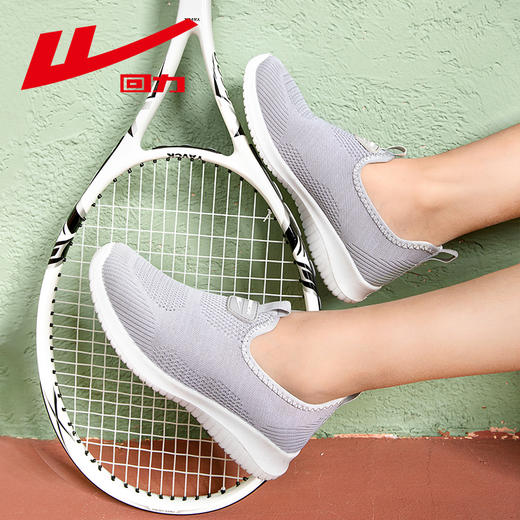 回力一脚蹬女鞋妈妈夏季单鞋子镂空透气软底防滑休闲运动平底网鞋0434 商品图2