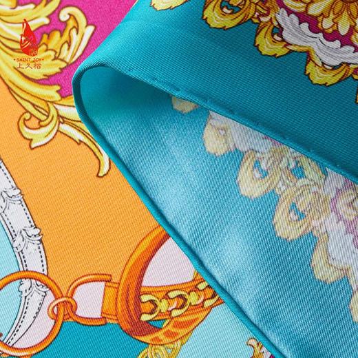 SAINTJOY/上久楷 真丝方巾   寻梦园  FJS22025 商品图6