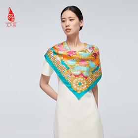SAINTJOY/上久楷 真丝方巾   寻梦园  FJS22025