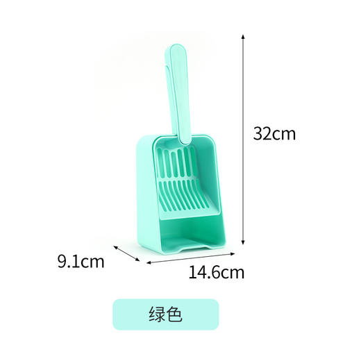 【宠物用品】-宠物猫砂铲大号镂空长柄大孔猫砂铲子 商品图9