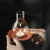 【日用百货】-宜室茶话 茶空间手绘陶瓷烛台玻璃灯罩 商品缩略图2