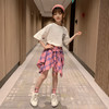 【服装鞋包】夏装新款韩版儿童洋气短袖潮衣格子裙子两件套 商品缩略图2