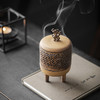 【日用百货】-宜室茶话  复古做旧陶瓷香炉盘香炉安神檀香炉 商品缩略图1