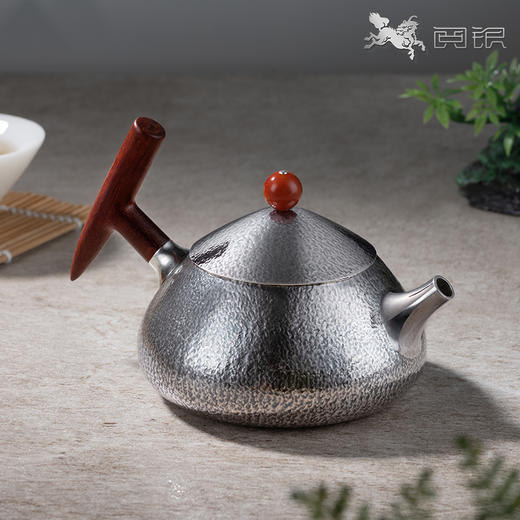 阅银 茶具《五谷丰登泡茶壶》999足银手工茶器茶杯茶壶送礼家用 商品图2