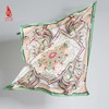SAINTJOY/上久楷 真丝方巾   翼马花间   FJS22026 商品缩略图8