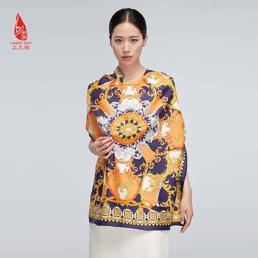 SAINTJOY/上久楷 真丝方巾   寻梦园  FJS22025 商品图9