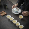 【日用百货】-宜室茶话青花手绘青山盖碗茶杯 商品缩略图4