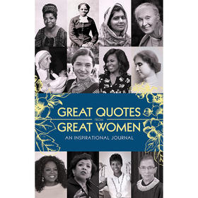 来自伟大女性的伟大语录 日记本 英文原版 Great Quotes from Great Women Journal: An Inspirational Journal