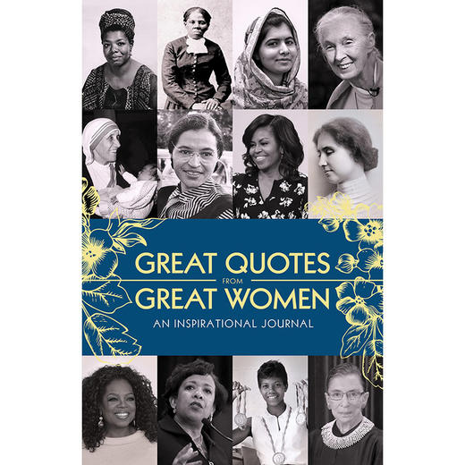 来自伟大女性的伟大语录 日记本 英文原版 Great Quotes from Great Women Journal: An Inspirational Journal 商品图0