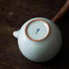 丰子汝窑 【天青侧把壶】泡茶单壶陶瓷大号开片可养木柄茶壶 商品缩略图9