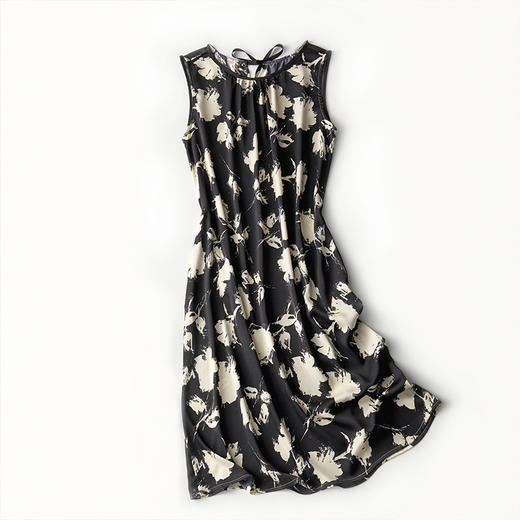 夏季茶歇碎花雪纺吊带裙，温柔系长裙感法式内搭连衣裙CC-J3405 商品图4