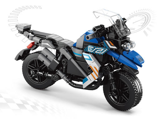 摩托车机车模型积木潮玩益智拼装积木玩具30026 30027 30028 30029 商品图1