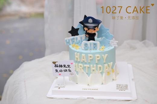 1027CAKE | 警察 军人 当兵 主题 蛋糕 商品图1