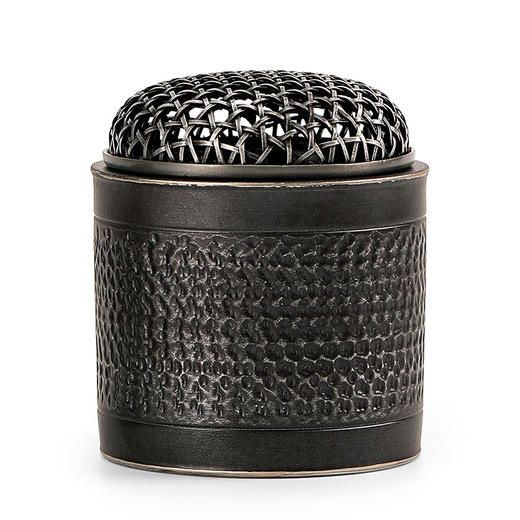 黑玄盘香炉家用室内书房茶道供佛焚陶瓷小香炉居家复古线香香薰炉 商品图3